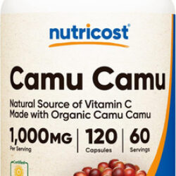 Nutricost Camu Camu 1000mg, 120 Cápsulas - Certificado Ccof