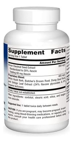 Planetary Herbals Horse Chestnut Vein Strength 705mg, Apoia - Imagem 3