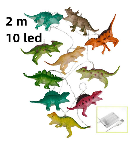 Luzes Led De Corda De Dinossauro De 2m 10 Para Decoração De - Imagem 2