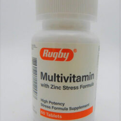 Rugby Multivitamina Com Zinco Stress Formula 60ct Pacote De