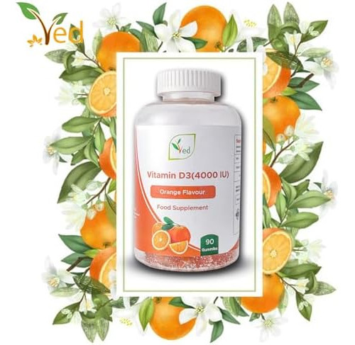 Gomas De Vitamina D3 Ved Para Adultos 4000 Ui, Sem Ogm - Sem - Imagem 7