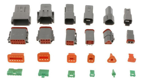 Kits De Conectores Cinza Genuínos Da Série Deutsch Dt 2 3 4 - Imagem 11