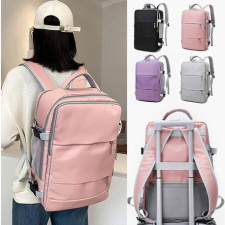 Mochila De Viagem Antifurto Multifuncional Para Laptop - Imagem 10