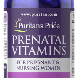 Vitaminas Pré-natais Do Orgulho Puritano - 100 Cápsulas