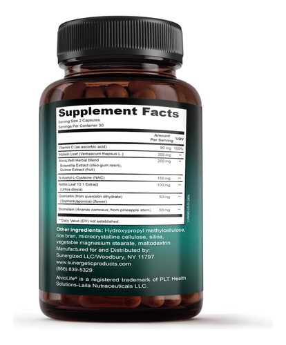 Suplemento De Suporte Pulmonar Premium - Suplemento De Limpe - Imagem 2