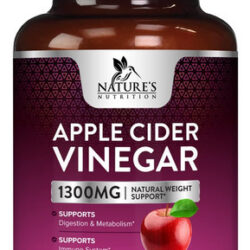 Cápsulas De Vinagre De Cidra De 1300 Mg Para Perda, Desinto