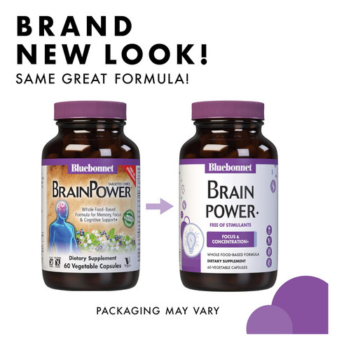 Bluebonnet Nutrition Brainpower - Mistura Nootrópica À Base - Imagem 2