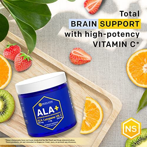 Natural Stacks Ala + Ácido Alfa Lipóico 600mg E Vitamina C - Imagem 9