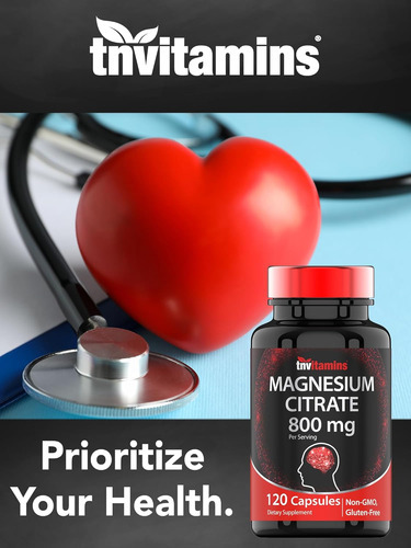 Citrato De Magnésio 800 Mg - 120 Cápsulas | Suprimento De Do - Imagem 4