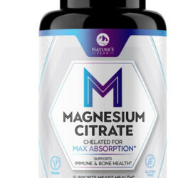 Força Extra De Citrato De Magnésio 1000 Mg - Suplemento De M