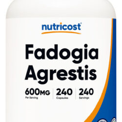 Suplemento Nutricost Fadogia Agrestis 600mg 240 Cápsulas