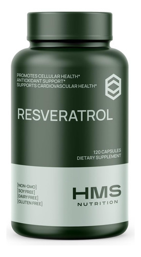 Resveratrol 1400mg 120 Cápsulas Potência Trans-resveratrol