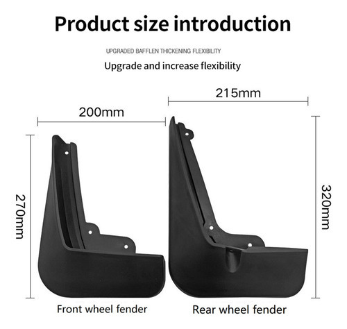 Guarda-lamas De Carro Para Equinox 2017-2022 Fender Mud Gua - Imagem 6
