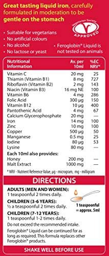 Vitamina B-12/vitabiotics / 200 Ml / Naranja - Imagem 3