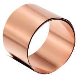 Folha De Cobre 1000 X 50 X 0,1 Mm, Rolo De Cobre, 1 Unidade
