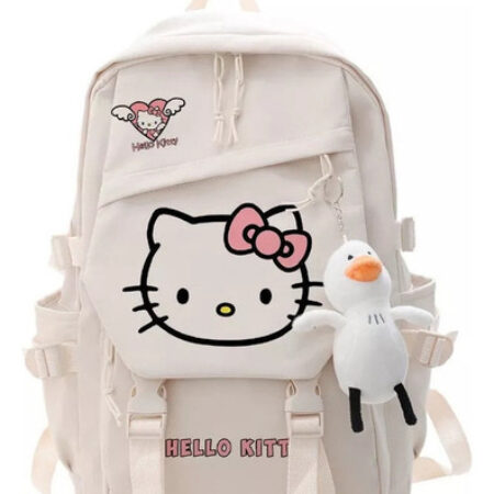 Mochila Feminina Hello Kitty, Para Meninas, Secundária, Japã - Imagem 7