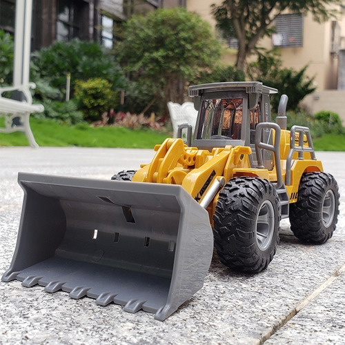 Trator Pá Carregadeira De Metal Controle Remoto - Imagem 9