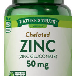 Natures Truth Zinco Quelatado 50mg | 100 Comprimidos | Supl