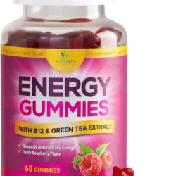 Energy Gummies Vitamina B12, Extrato De Chá Verde E Guaraná,