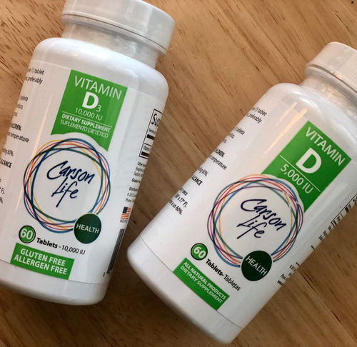 Carson Life Vitamina D 10.000 Ui Comprimidos - Excelente Sup - Imagem 4