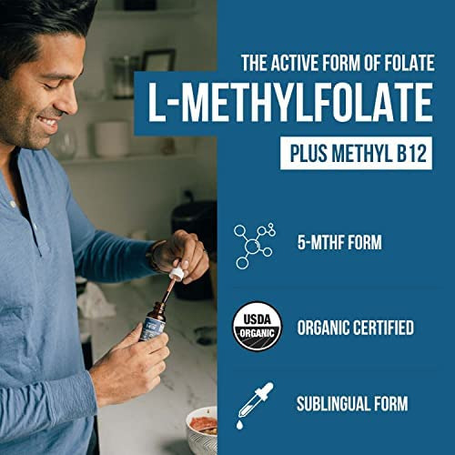 Folato De Metila Orgânico 1000 Mcg + Cofator De Metil B12 ( - Imagem 2