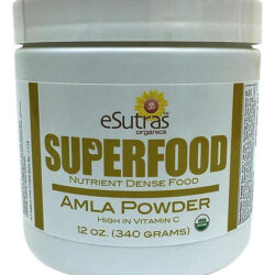 Amla Em Pó Orgânico 12 Onças, 30 Porções Vitamina C Natural