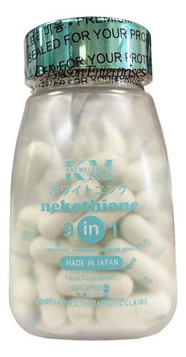 Herskin Nekothione 9 Em 1 Por Kat Melendez, 60 Cápsulas