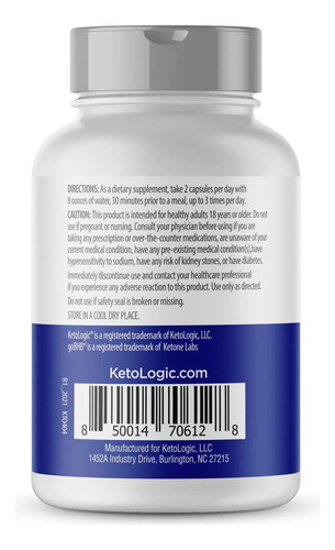 Ketologic Bhb Caps + Vinagre De Cidra (60 Cápsulas) - Suplem - Imagem 4