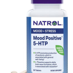 Natrol Mood Positive 5-htp 50 Mg Com L-teanina, Vitamina B6,