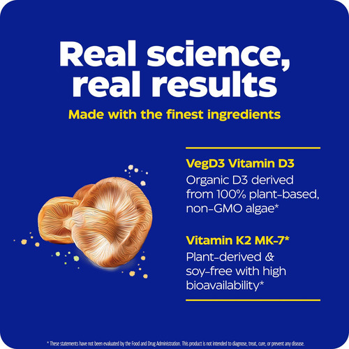 Enzymedica, Vitamina Orgânica D3 + K2, 5.000 Ui De Vit D3 E - Imagem 6