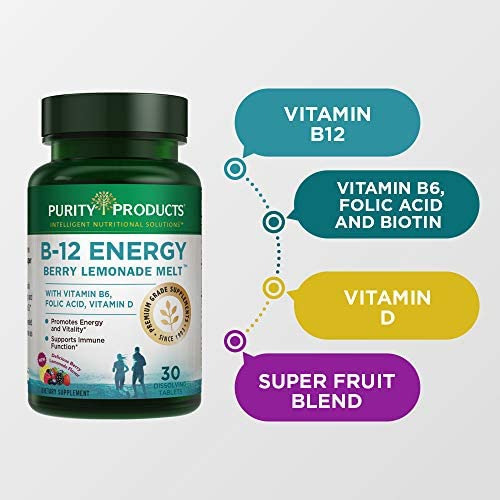 Produtos De Pureza Da Marca Vitamina B-12, 1000 Mcg, 30 Comp - Imagem 7