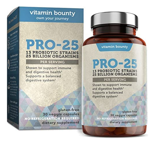 Vitamin Bounty Pro-25 Probióticos - 13 Cepas Probióticas, Sa - Imagem 6
