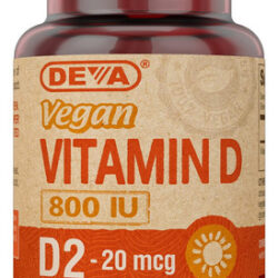 Deva Vegan Vitamins Vitamina D 800 Ui, 90 Ct