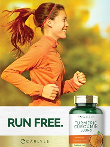Suplemento Carlyle Curmeric Curcumin 500mg 180 Cápsulas - Imagem 6