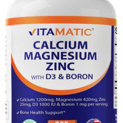 Vitamatic Cálcio Magnésio Zinco D3 Boro | Suplemento De 365