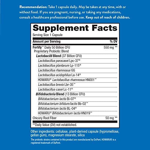 Nature's Way Fortify Daily Probiotic, 50 Bilhões De Cultura - Imagem 4