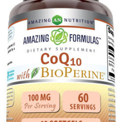 Fórmulas Incríveis Coq10 Com Bioperine-60 Softgels (sem Ogm