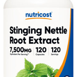 Suplemento Nutricost, Extrato De Raiz De Urtiga, 7500mg, 120