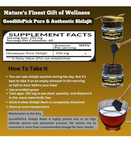 Shilajit Puro Himalaia Orgânico. 77% De Ácido Fúlvico Natura - Imagem 5