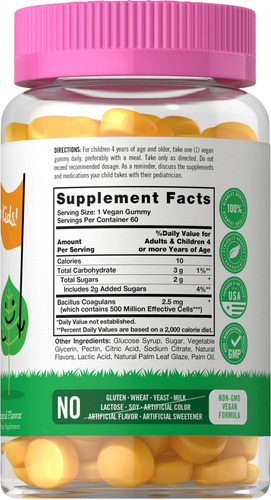 Suplemento Probiótico Carlyle Lil" Sprouts 60 Gummies Kids - Imagem 2