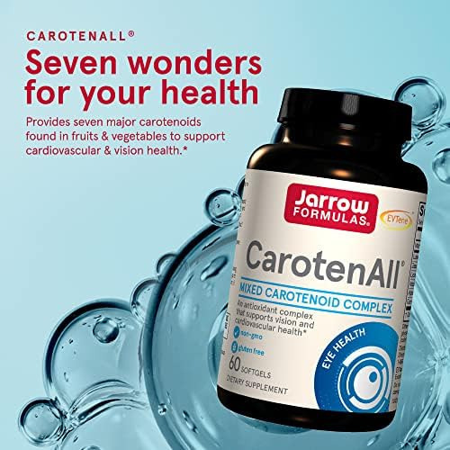 Jarrow Formulas Carotenall - 60 Cápsulas - Suplemento Fornec - Imagem 3