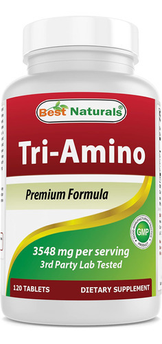 Best Naturals Tri-amino Com L-arginina, L-ornitina, L-lisina
