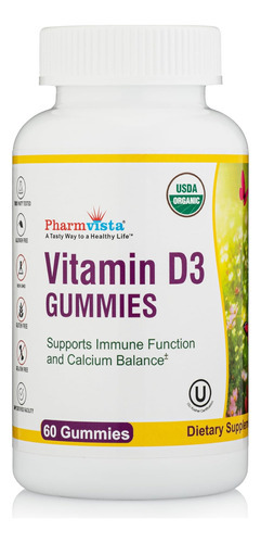 Ursinhos De Goma De Vitamina D3 Orgânica - Maneira Vegetari