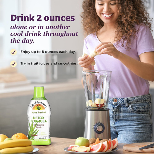 Fórmula De Desintoxicação De Ervas De Aloe Vera De Lily Of T - Imagem 4