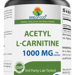 Brieofood Acetil L-carnitina 1000 Mg Por Porção - 240 Cápsul