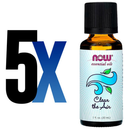 Mistura Óleo Clear The Air Now Foods 30ml Importado 5un - Imagem 2