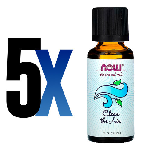 Mistura Óleo Clear The Air Now Foods 30ml Importado 5un - Imagem 2