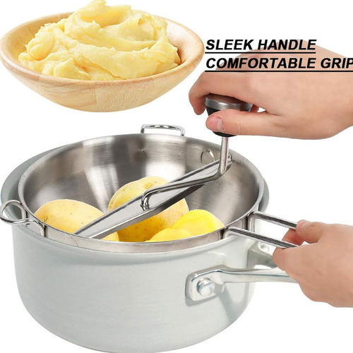 W Moinho Alimentos Aço Inoxidável 19cm, Ótimo Para Purê - Imagem 5