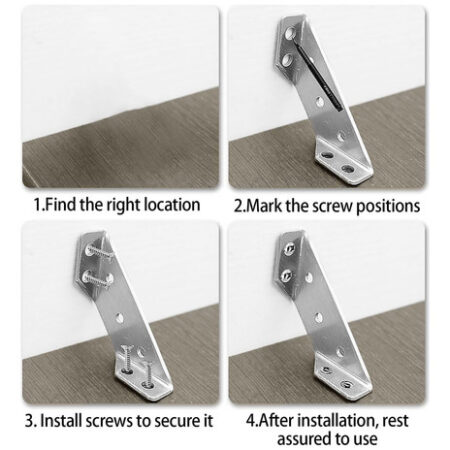 Conector Fixo De Ângulo 50 ×, Estrutura De Suporte Triangula - Imagem 7
