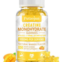 Putaojun Creatina Monohidratada Com Vitamina D3 E B12 | Goma
